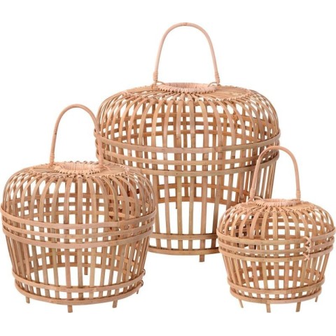 SET 3 PARALUMI IN BAMBOO